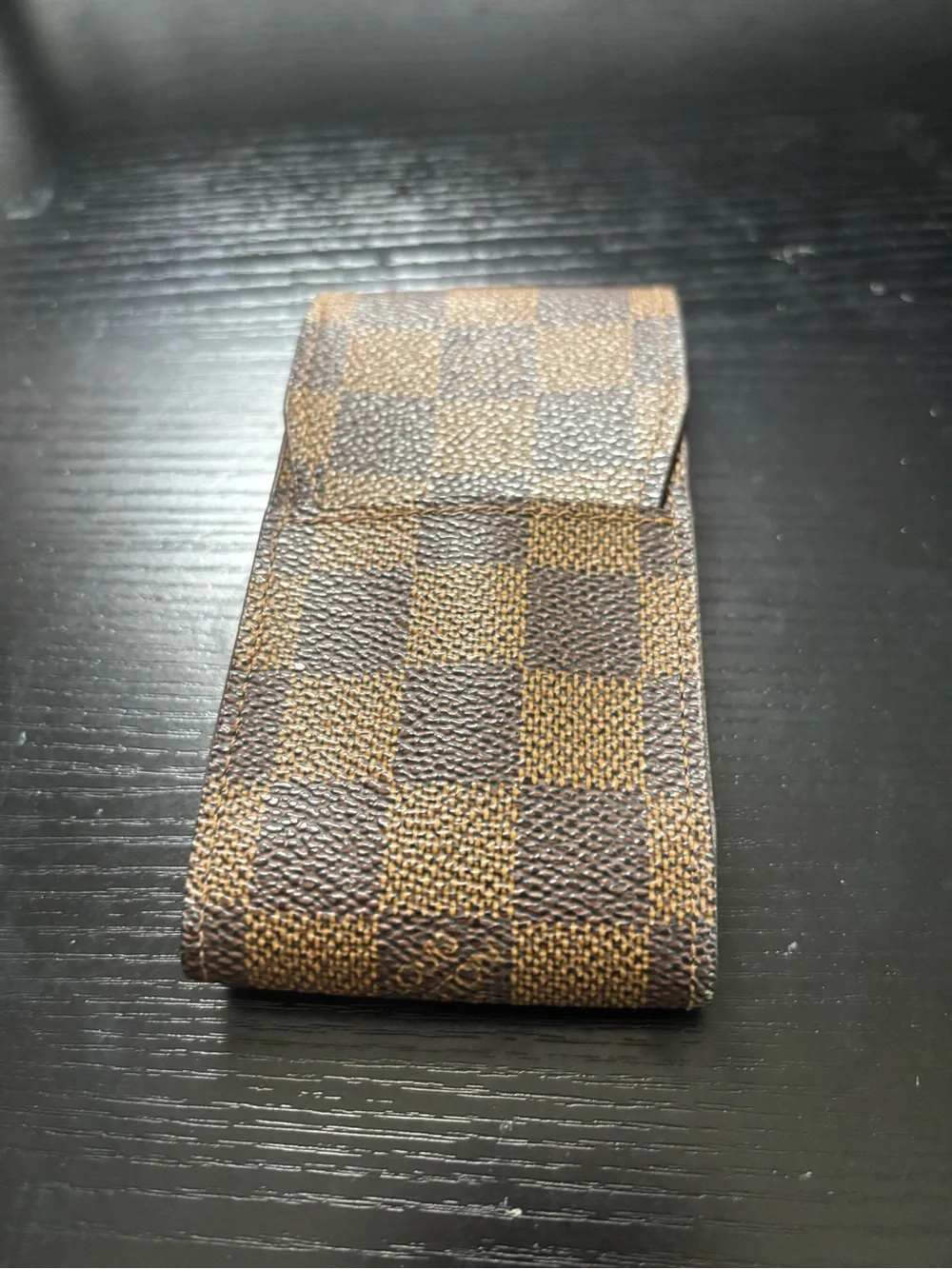 Authentic Louis Vuitton Damier Ébène Étui Cigarette Case– Excellent Condition - Picture 2 of 9